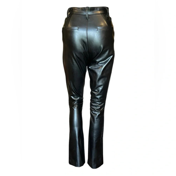 Abercrombie & Fitch Curve Love Skinny Ultra High Rise Faux Leather Pants 24/00 - Picture 6 of 16